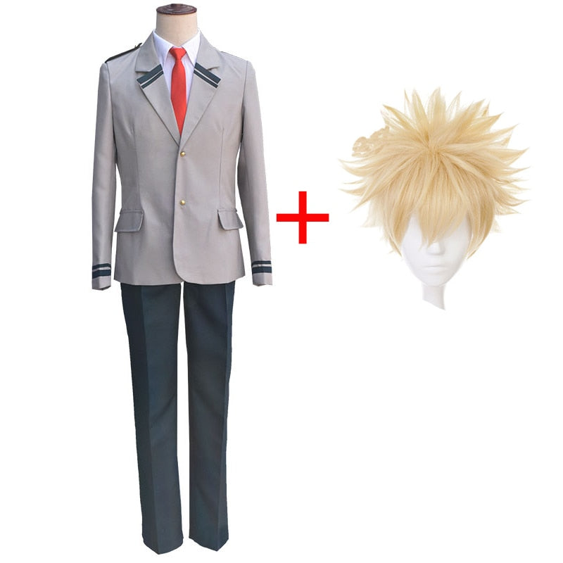 Anime My Hero Academia Midoriya Izuku Cosplay Costume High School Student Uniform Halloween Party Costume Not Include Shirt