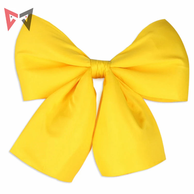 Anime Sailor Minako Aino  Sailor Venus Cosplay Costume Custom Made Dress Bows Headband Gloves Hairpin for Kids Adult Plus Size