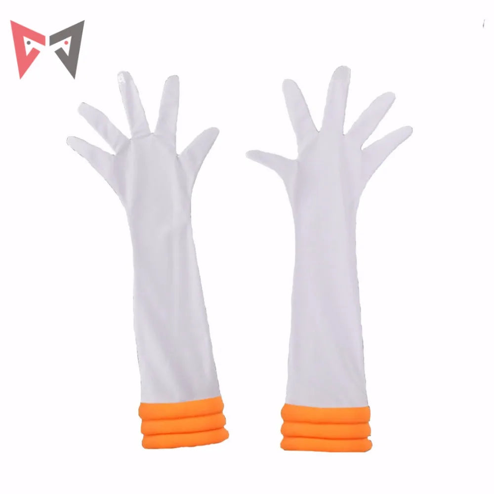 Anime Sailor Minako Aino  Sailor Venus Cosplay Costume Custom Made Dress Bows Headband Gloves Hairpin for Kids Adult Plus Size