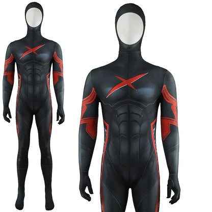 Anime X-Red Boys Teen Costume Cosplay Superhero Zentai Bodysuit Spandex Men Halloween Costume Adult Kids