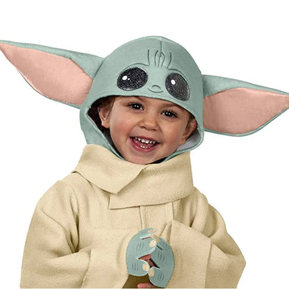 Cute Yoda-Baby Costume Carnival Birthday Party Christmas Year Kids Anime Cosplay Halloween