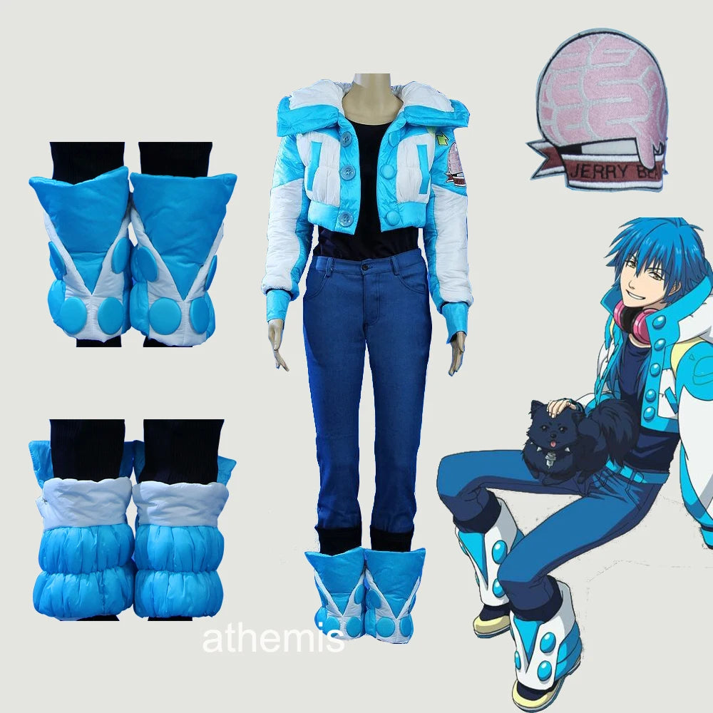 Athemis Dramatical Murder Seragaki Aoba Outfit 7 Pieces Anime Cosplay Costume Custom Made Any Size