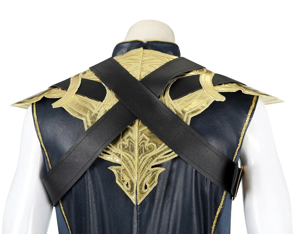 Baldur's Gate 3 The Dark Urge Cosplay Outfit Full Set with Robe and Boots for Comic Con