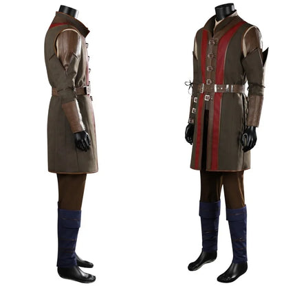 Wyll Cosplay Costume Baldur's Gate 3 Full Set with Coat Shirt Pants Custom Size Available