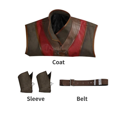 Wyll Cosplay Costume Baldur's Gate 3 Full Set with Coat Shirt Pants Custom Size Available