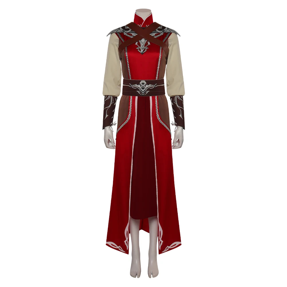 Baldurs Gate 3 Cosplay High Elf Warlock Costume Disguise Adult Women Dress Uniform Fantasia Outfits Halloween Carnival Suit