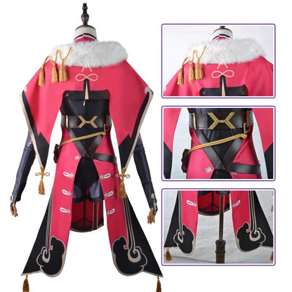 Beidou Cosplay Genshin Impact Costume Uncrowned Lord of The Ocean Bei Dou Dress Wig Beidou Outfit Change for Women Anime