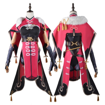 Beidou Cosplay Genshin Impact Costume Uncrowned Lord of The Ocean Bei Dou Dress Wig Beidou Outfit Change for Women Anime