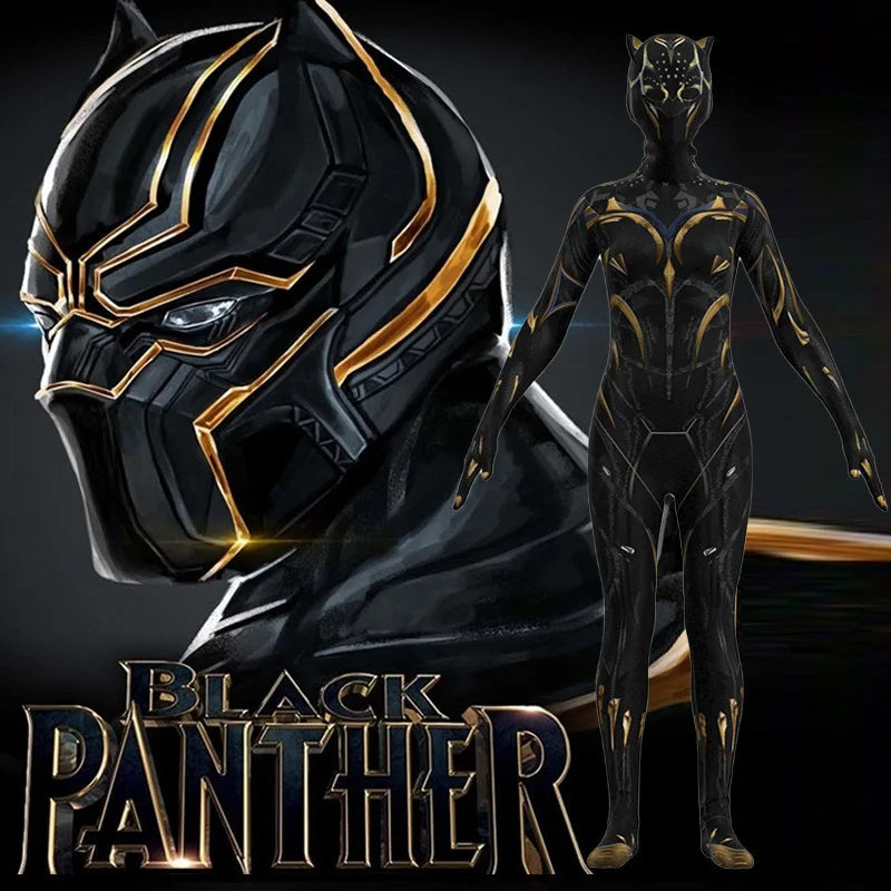 Black Panther Shuri Women Cosplay Jumpsuit Bodysuit Costume