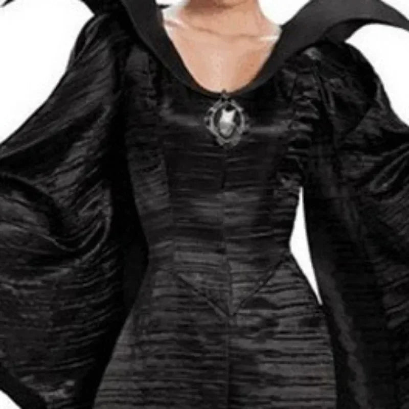 Black Witch Costume Halloween Party Show Costume Export Game Uniform Maleficent  Anime Cosplay Halloween Costumes for Women