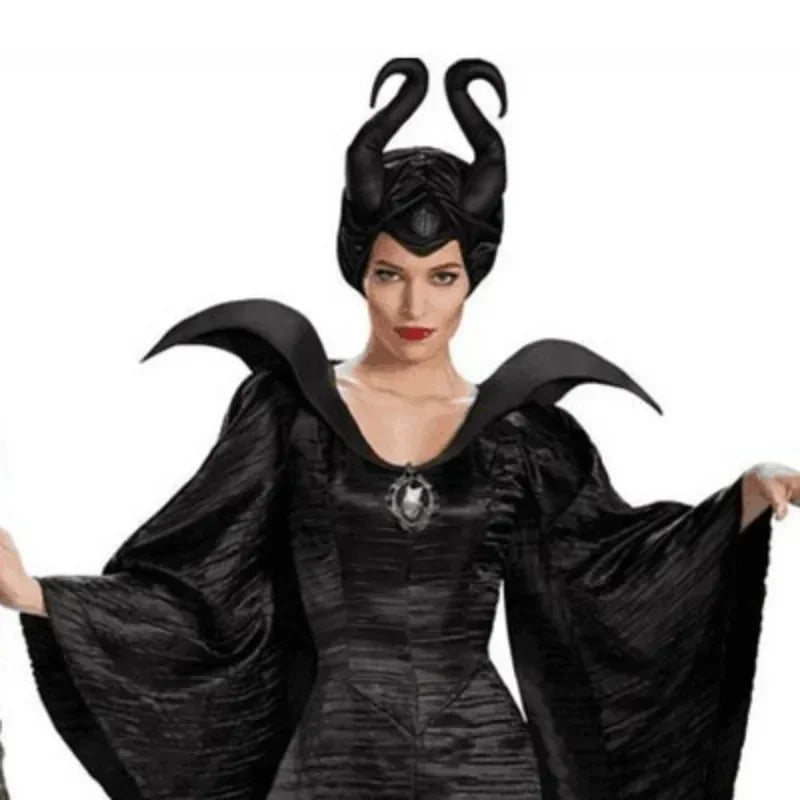 Black Witch Costume Halloween Party Show Costume Export Game Uniform Maleficent  Anime Cosplay Halloween Costumes for Women