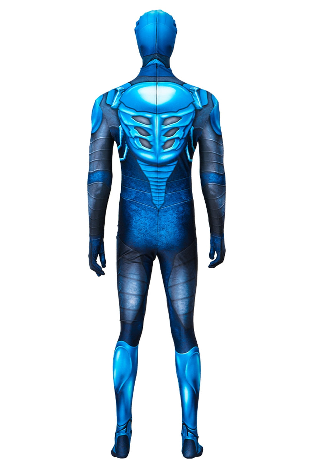 Blue Cosplay Beetle Costume Anime Male Superhero Roleplay Fantasia Men Jumpsuit Mask Role Playing Dress Up