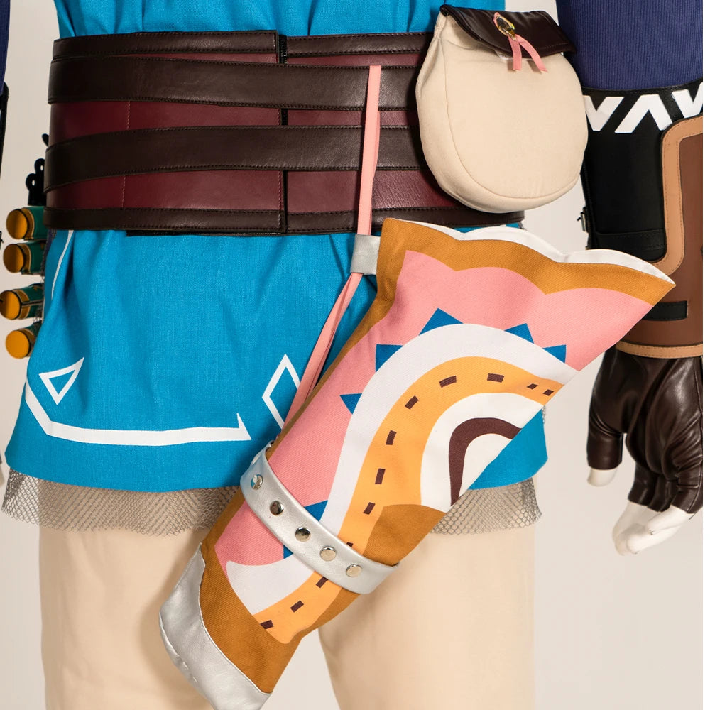 Blue Zelda Cosplay Link Cospaly Costume Tears Link Cosplay Suit Man Outfit and Accessories