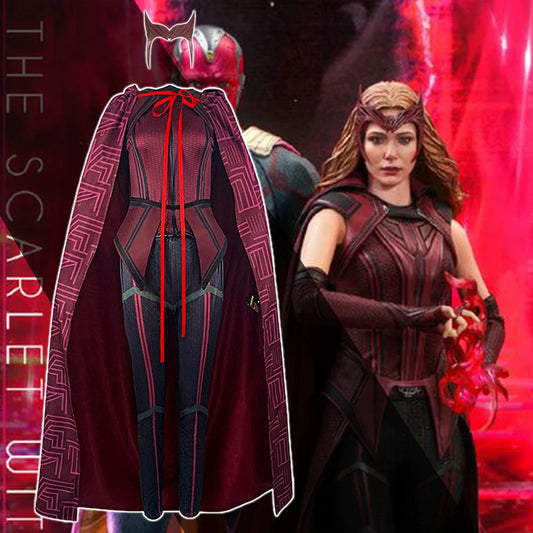 Scarlet Witch Cosplay Costume for Women Carnival Suit Mask Custom Made Halloween Costume High Quality