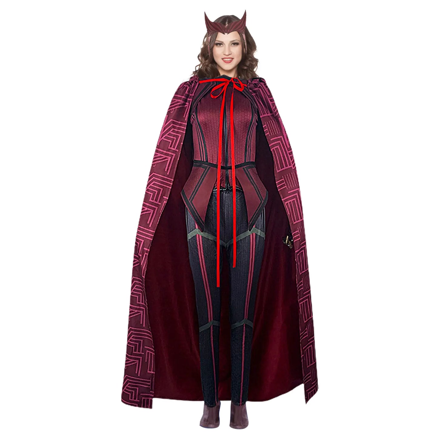 Scarlet Witch Cosplay Costume for Women Carnival Suit Mask Custom Made Halloween Costume High Quality