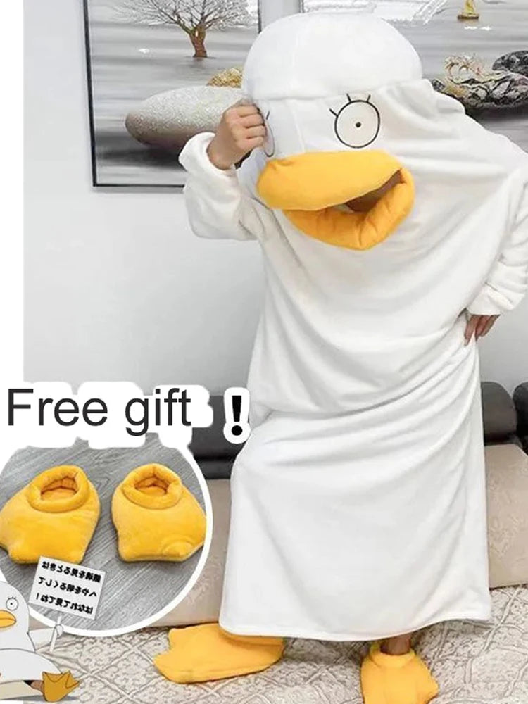 Cartoon Pajamas Funny Gintama Elizabeth Cosplay Women Men Sleep Blanket Nightgown Anime Sleeping Bag and Shoes Plus Size Costume