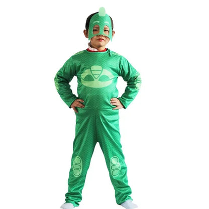 Cartoon Pj Cosplay Costume Anime Figure Dressing Clothes Christmas Halloween Birthday Party For Boy Girl Kids Accessories Gifts