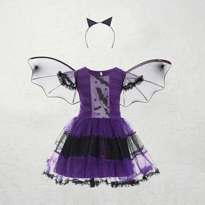 Children's Role-playing Witch Costumes Baby Girls Halloween Costumes Cosplay Costumes Kids Dress Performance Costumes