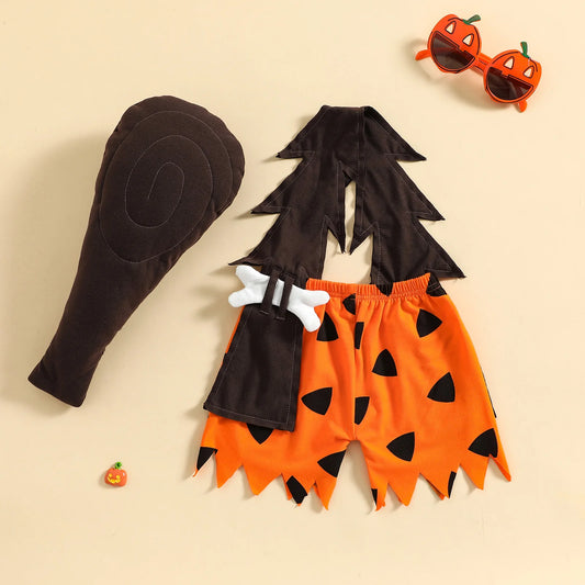 Halloween Kids Baby Boys Girls Costumes Cute Sleeveless Romper Shorts Clothes Set