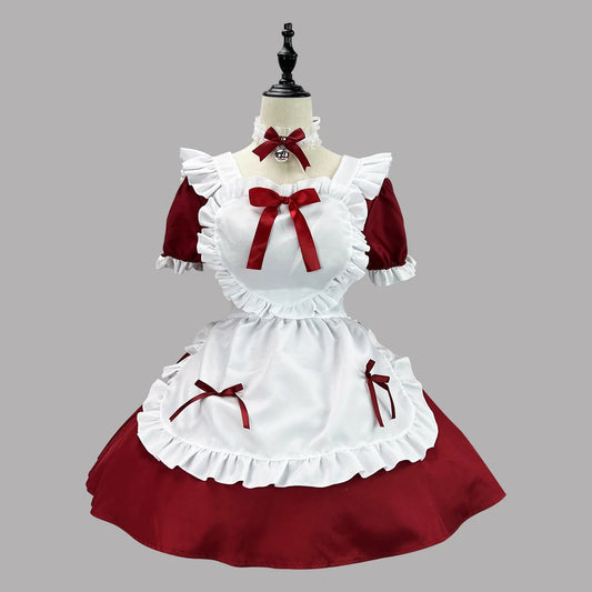 Classic Black and White Maid Costume As Alice Lolita Dress Halloween Costumes for Women