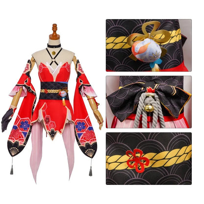 Collapse Star Dome Railway Fireworks Cos Costume Masked Fool Fireworks Cosplay Two-dimensional Animation Set