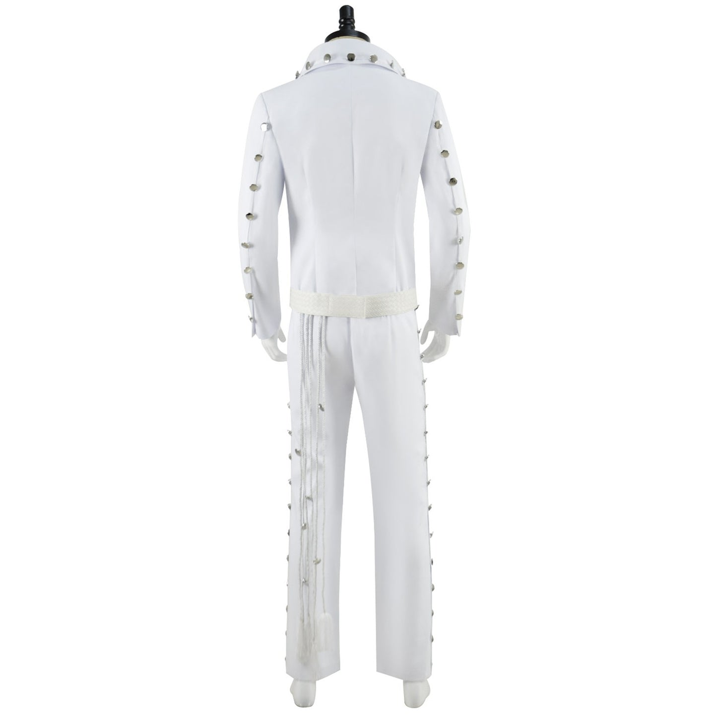 Movie Presley Cosplay Costume Adult Men White  Shirt  Pants Suits Halloween Carnival Costume