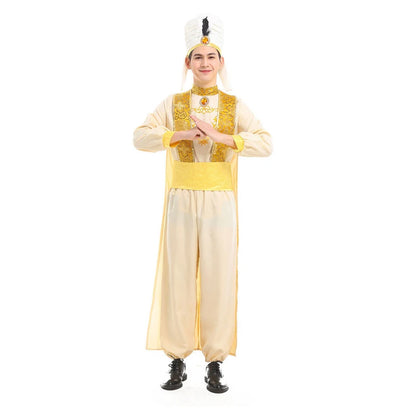 Cosplay Aladdin Lamp Prince Aladdin Prince Costume Outfit Adult Set Halloween