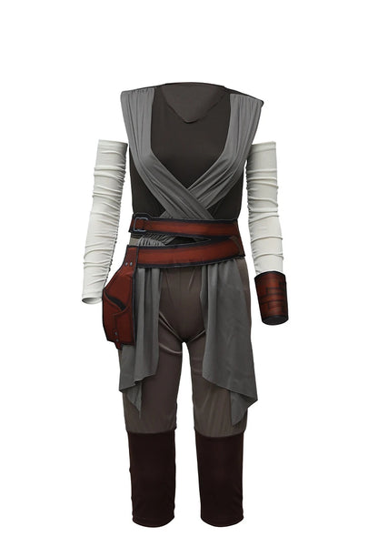 Kids Rey Costume The Rise of Skywalker Halloween Outfit Party Wear