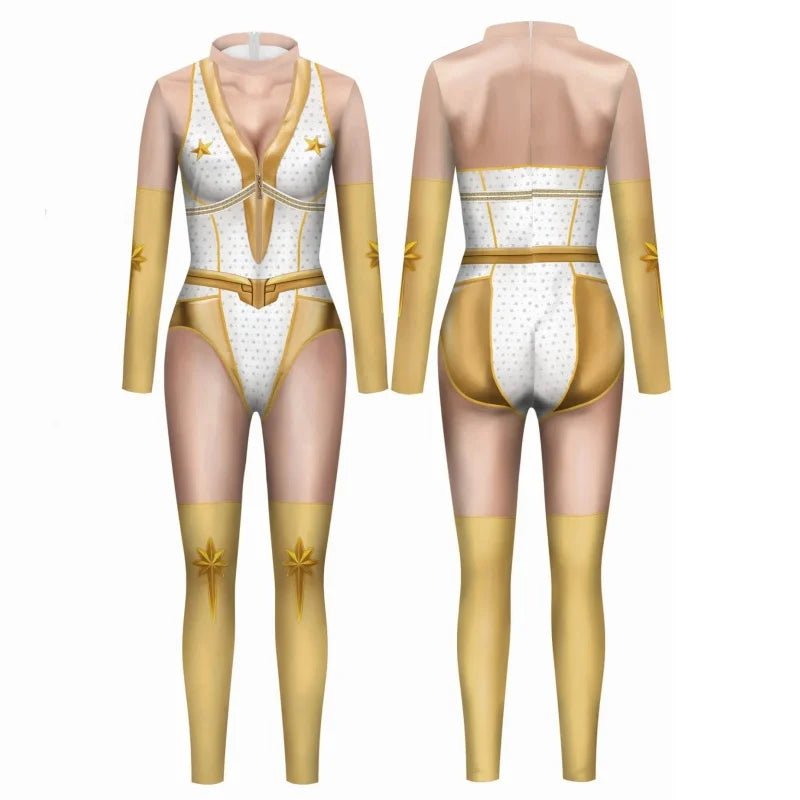 Cosplay Jumpsuit Sexy Girls Women Zentai Party Christmas Bodysuit Halloween The Boys Superhero Starlight January Annie Catsuit