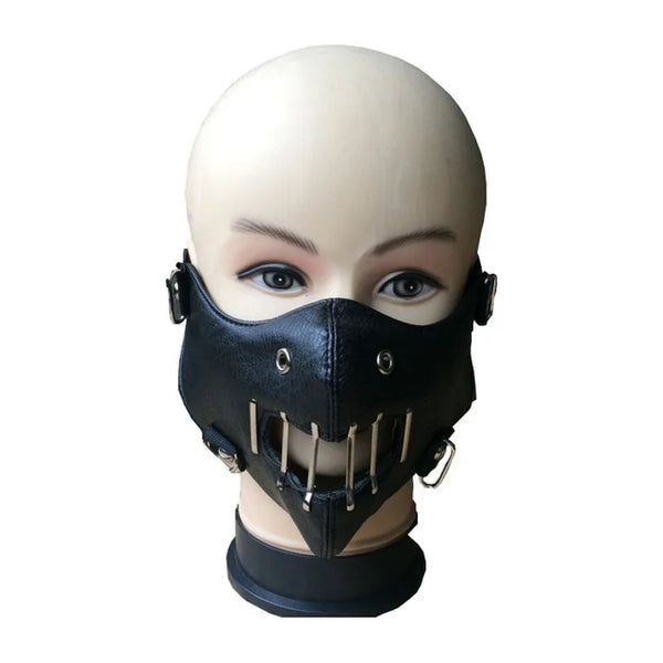 Cosplay The Silence Of The Lambs Mask Steel Teeth Hannibal Lecter Mas ...