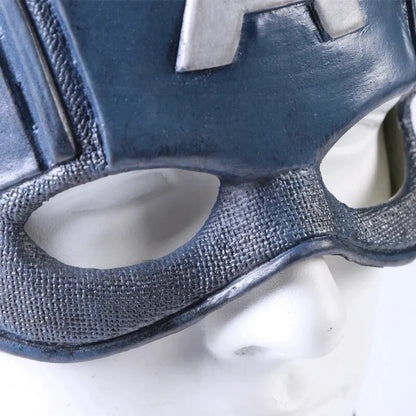 Cosplay Superhero Captain America Civil War CA Mask Steven Rogers Latex Helmet Costume Fancy Dress Party Anime Stage Show Props