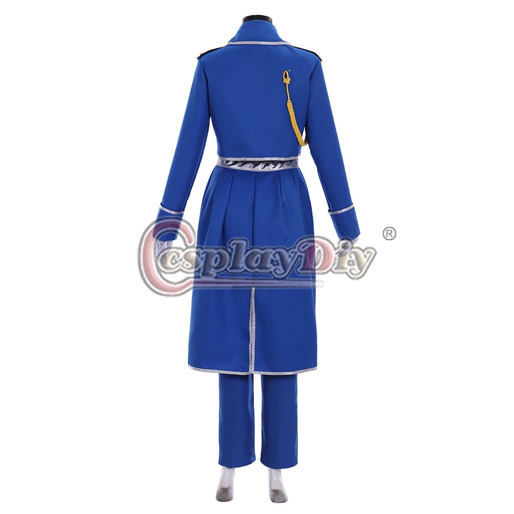 Anime Fullmetal Alchemist Oliva Mira Armstrong Cosplay Costume Adult Military Halloween Suit