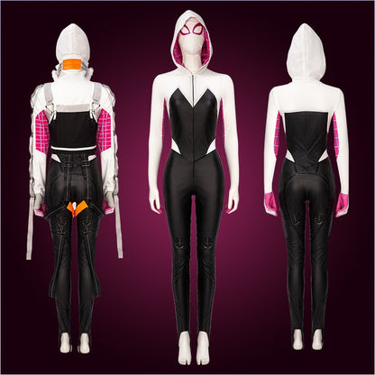 Movie Spider Gwen Stacy Cosplay costume Jumpsuit cool Gwen Spider Women cosplay bodysuit Superhero Outfits Cosplay