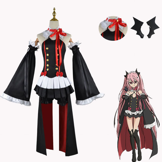 Costume Cosplay Seraph Of The End pour Femme, Uniforme Anime Owari no Seraph Witch Vampire, Vêtements d'Halloween