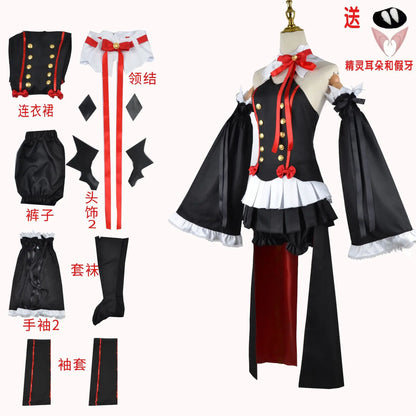 Costume Cosplay Seraph Of The End pour Femme, Uniforme Anime Owari no Seraph Witch Vampire, Vêtements d'Halloween