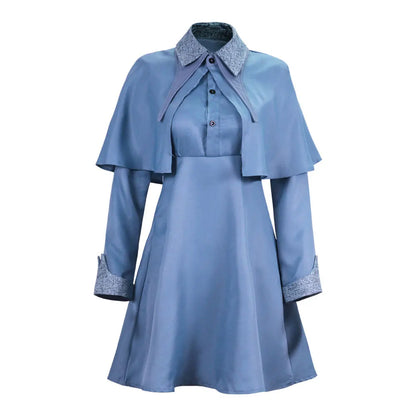 Costume Cosplay de Fleur Isabelle Delacour pour Enfant et Adulte, Uniforme Sвde l'École des Bol, Robe Trempée, Anime Halloween,