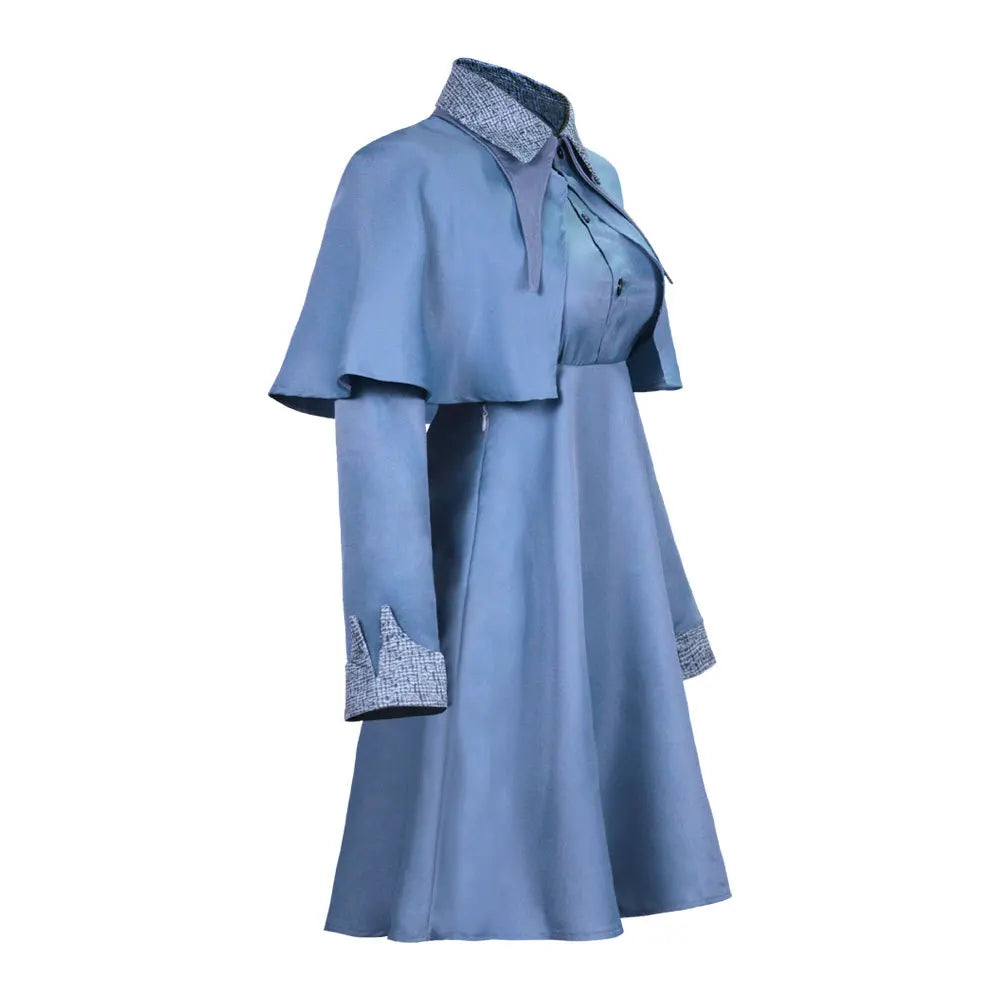 Costume Cosplay de Fleur Isabelle Delacour pour Enfant et Adulte, Uniforme Sвde l'École des Bol, Robe Trempée, Anime Halloween,