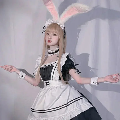 Daily Gothic Lolita Maid Costume Cos Cute Student Women's Boss Dress Lolita Suit Two-dimensional Clothing