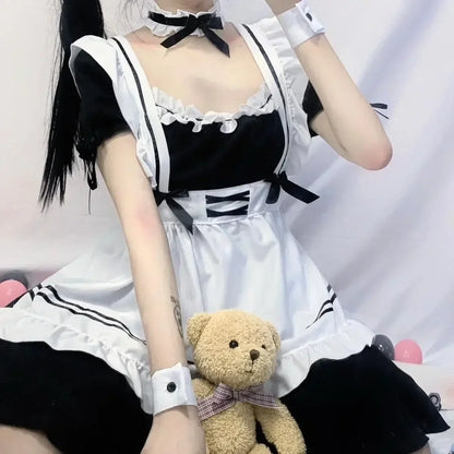 Daily Gothic Lolita Maid Costume Cos Cute Student Women's Boss Dress Lolita Suit Two-dimensional Clothing