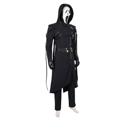 Dead Cos by Daylight Cosplay Serial Killer Ghost Face Costume Coat Pants Mask for Adult Men Fantasia Man Halloween Carnival Suit