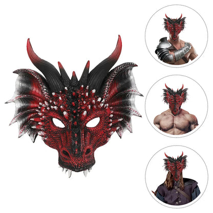 Decorate Dragon Mask Cosplay Mask Funny Costume Mask Party Supplies Decorate Decoration Men Women Cosplay Part