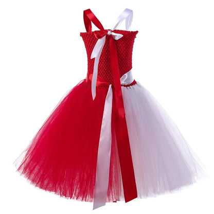 Demon Angel Costume for Girls Carnival Party Tutu Princess Dress Vestido Halloween Costume for Kids Cosplay Dresses with Wings