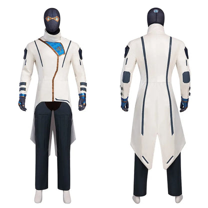 Valorant Cypher Cosplay Costume Hat Coat Pants Accessories Outfit Custom Size