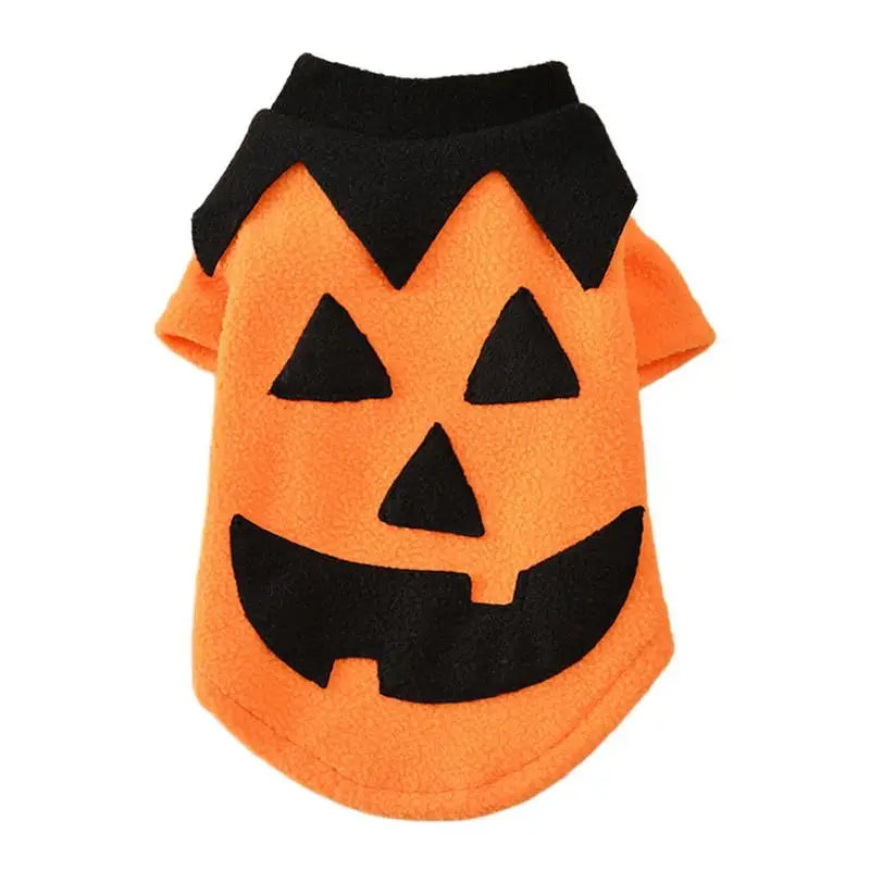 Dog Costume Pumpkin | Cute Pet Cosplay Dress | Puppy Hoodie Pet Coat Halloween Clothes Comfortable Breathable Soft Animal Jumpsu