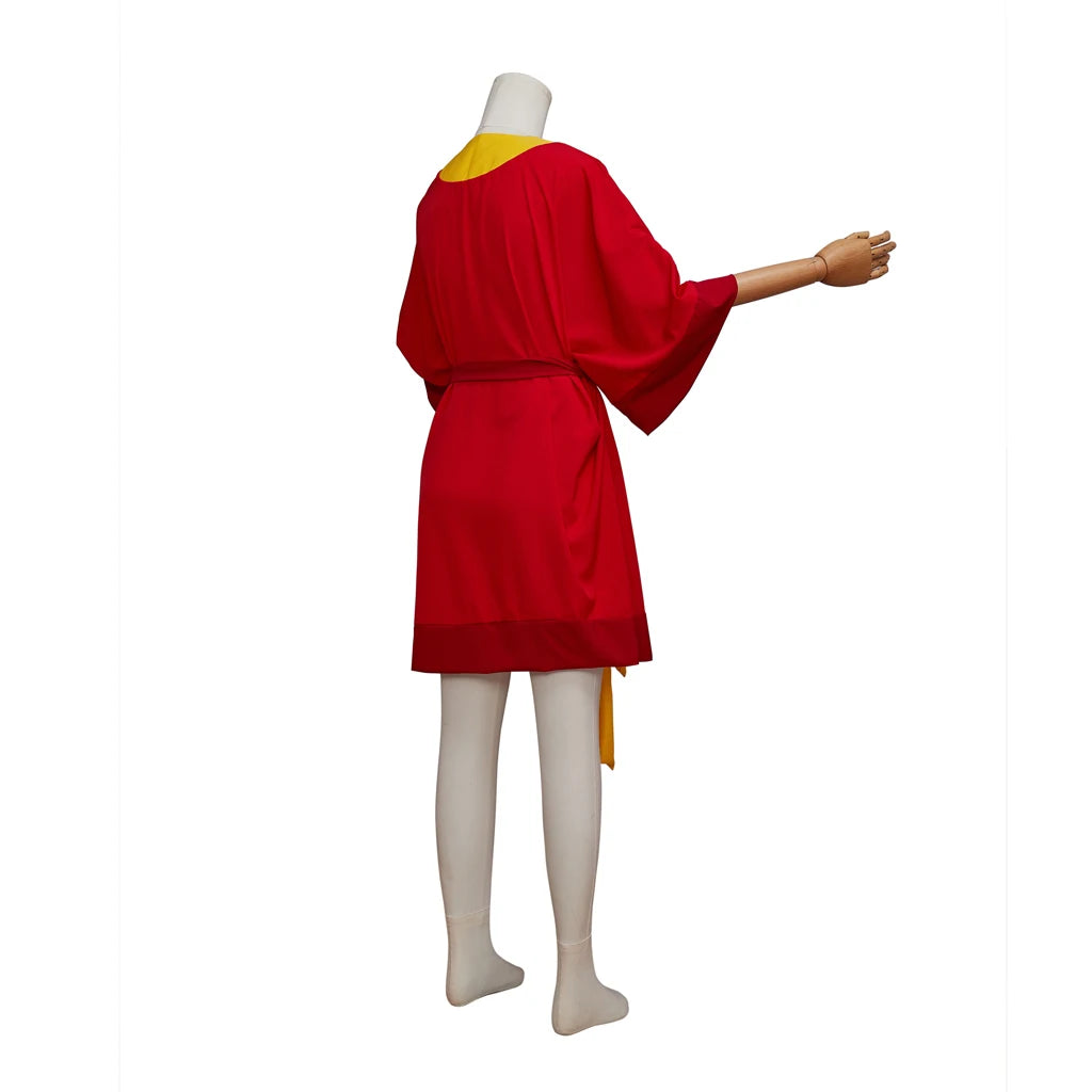 Emperor Kuzco Cosplay Costume King Costume Outfits with Hat Belt Halloween Carnival Party Suit King To Hinny Costume Uniform