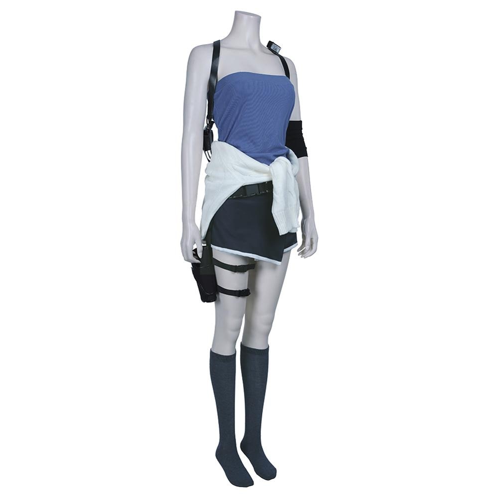 Evil 3 Remake Jill Valentine Cosplay Costume Halloween Uniform Outfit Halloween Carnival Costumes For Women Girls