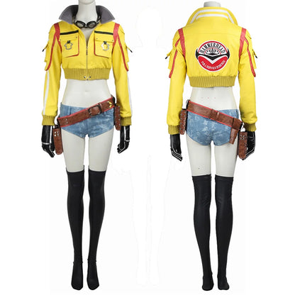 FF15 Cindy Aurum Fantasia Suits Anime Game Final Fantasy 15 Costume Disguise Women Halloween Carnival Party Clothes