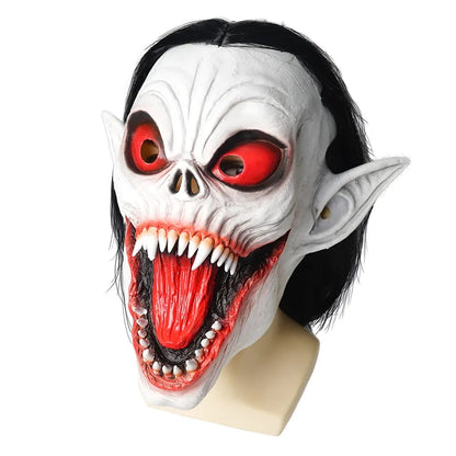 Adult Scary Masks Vampire Costume Hood Latex Party Masks Face Halloween