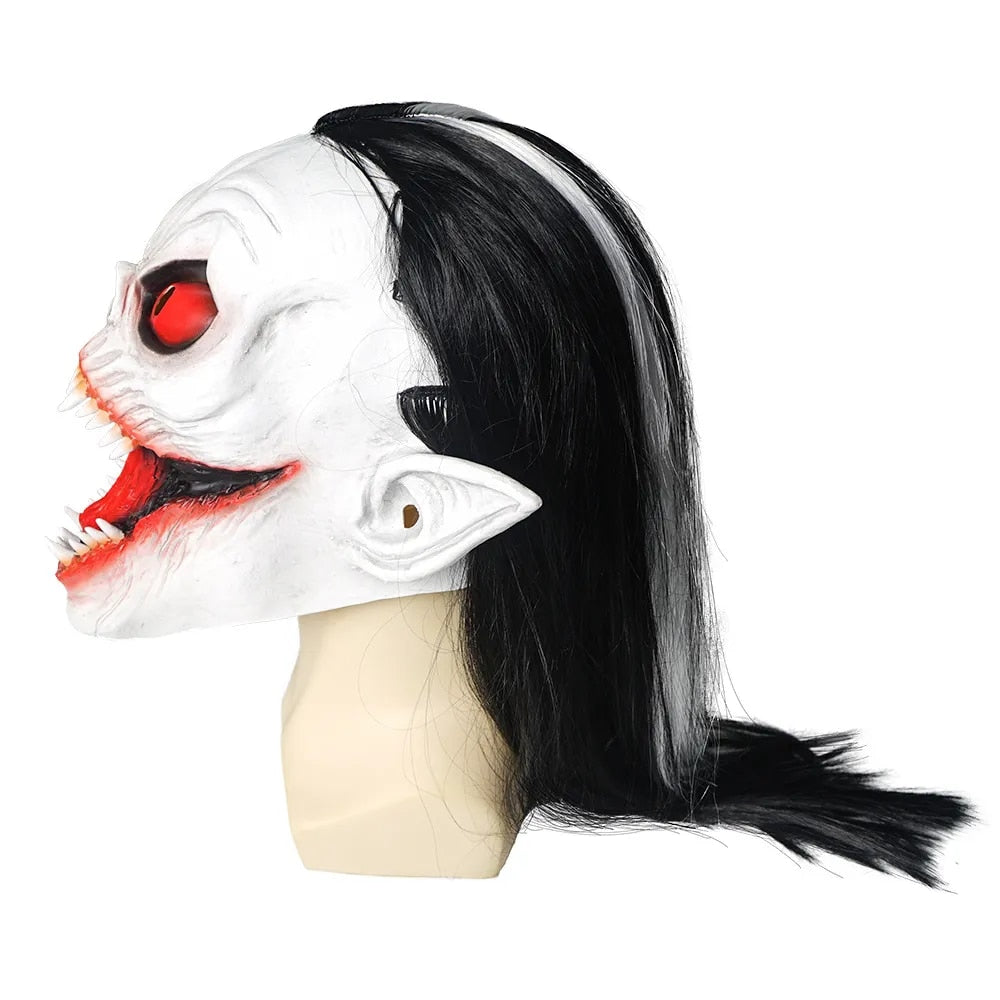 Adult Scary Masks Vampire Costume Hood Latex Party Masks Face Halloween