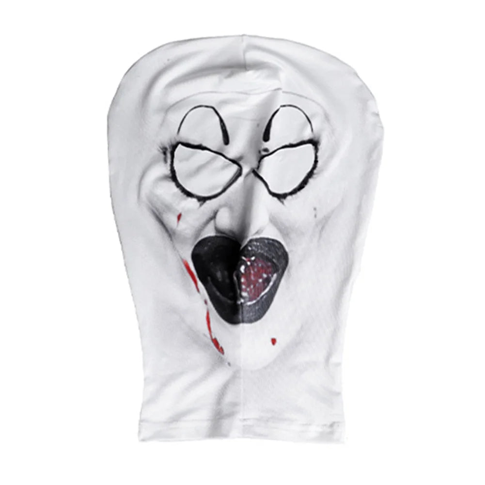 Fantasia Art Clown Cosplay Bloody Bodysuit Mask 2024 Terrifier 3 Disfraz Costume Men Fantasy Halloween Carnival Party Clothes